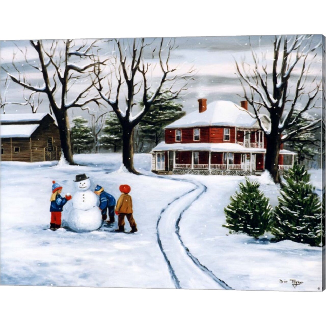 Winter Fun by Arie Reinhardt Taylor 20" x 16" Canvas Wall Art